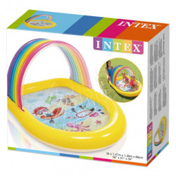 Φουσκωτή πισίνα με ντους INTEX Rainbow 2+ ετών