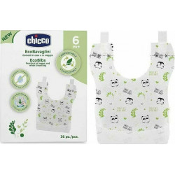 Βιοδιασπώμενες σαλιάρες μιας χρήσης Chicco 36 τεμάχια