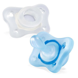 Chicco πιπίλα PhysioForma® Mini Soft όλο σιλικόνη 2-6M, σετ των 2