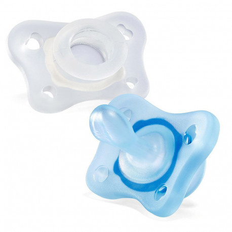 Chicco πιπίλα PhysioForma® Mini Soft όλο σιλικόνη 2-6M, σετ των 2