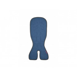 Θερινό στρώμα καροτσιού BebeFolie Blue Denim με εσωτερικό δροσιστικό τζελ