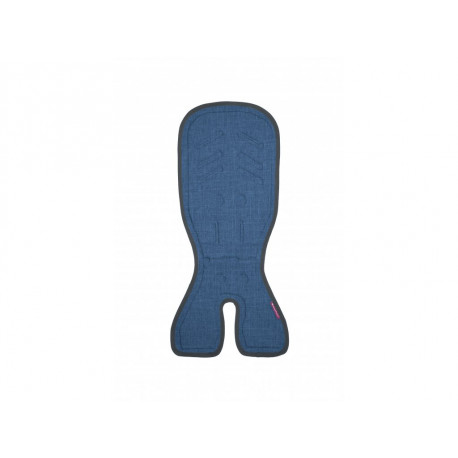 Θερινό στρώμα για ελαφρύ καρότσι BebeFolie Blue Denim με εσωτερικό τζελ