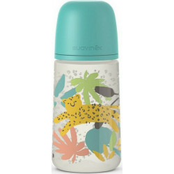Suavinex μπιμπερό Jungle Green με θηλή Physiological SX PHY Pro 270 ml 3-6M