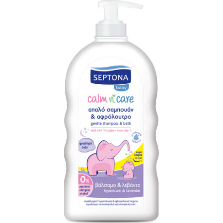 SEPTONA Baby σαμπουάν και αφρόλουτρο Calm n' Care 500 ml