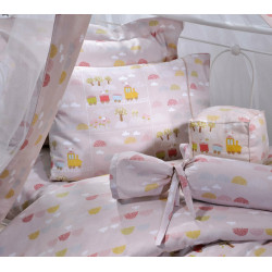 Πάπλωμα DOWN TOWN BABY Patch Train 95 x 145 cm
