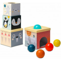 Κουτάκια στοίβαξης με μπάλες Taf toys North Pole Ball Drop Stacker
