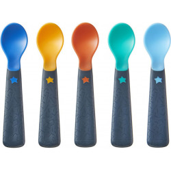 Tommee tippee εκπαιδευτικά κουτάλια Easigrip™ σετ των 5