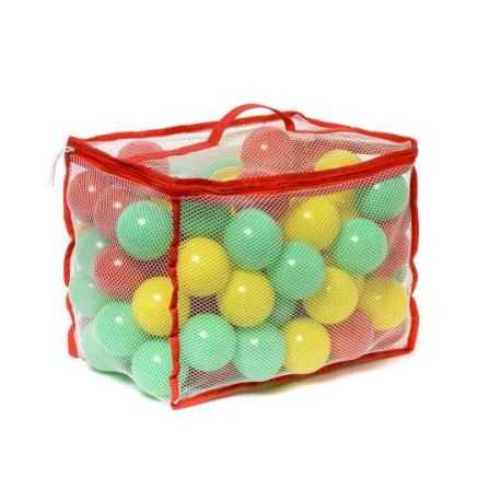 TROTIBUL BAG OF 100 MULTI COLOURED BALLS - 100 ΜΠΑΛΕΣ 6,5cm ΓΙΑ ΧΩΡΟ ΠΑΙΧΝΔΙΟΥ