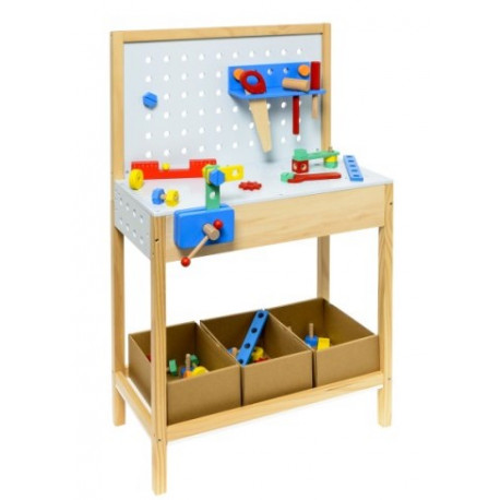 IMAGIBUL LARGE WOODEN CARPENTER'S WORKBENCH - ΞΥΛΙΝΟΣ ΠΑΓΚΟΣ ΕΡΓΑΣΙΑΣ ΜΑΡΑΓΚΟΥ