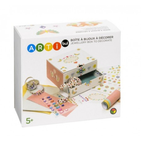 ARTIBUL JEWELLERY BOX TO DECORATE - ΣΕΤ ΔΙΑΚΟΣΜΗΣΗΣ ΜΠΙΖΟΥΤΙΕΡΑΣ
