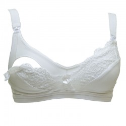Σουτιέν θηλασμού Carriwell Microfibre Lace Nursing Bra M