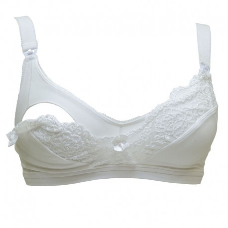 Σουτιέν θηλασμού Carriwell Microfibre Lace Nursing Bra M