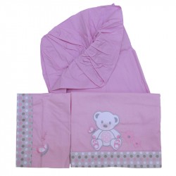 Σεντόνια κρεβατιού Baby Star Tiny Friends 100 x 150 cm