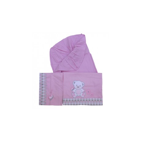 Σεντόνια κρεβατιού Baby Star Tiny Friends 100 x 150 cm