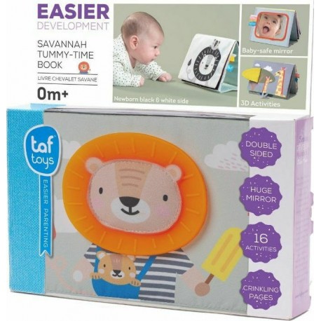 Μαλακό βιβλίο δραστηριοτήτων Taf toys Savannah Adventures Tummy-time Book