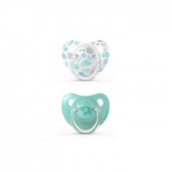 Suavinex πιπίλες Anatomical Memories Blue 6-18Μ, σετ των 2