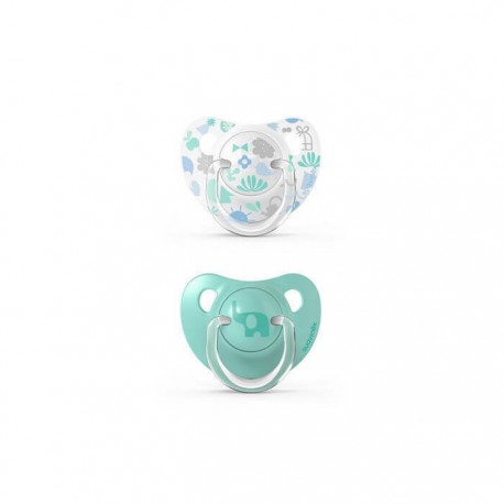 Suavinex πιπίλες Anatomical Memories Blue 6-18Μ, σετ των 2