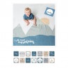 Κουβέρτα φωτογράφισης και κάρτες Milestones Lulujo baby I Will move Mountains
