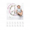 Κουβέρτα φωτογράφισης και κάρτες Milestones Lulujo baby All You need Is Love