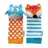Καλτσάκια με κουδουνίστρα BBluv® Duo Foot Finders Owl and Fox