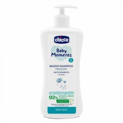Chicco αφρόλουτρο - σαμπουάν Baby Moments 500 ml