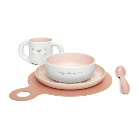 Suavinex σετ φαγητού 5 τεμαχίων Hygge Baby Pink