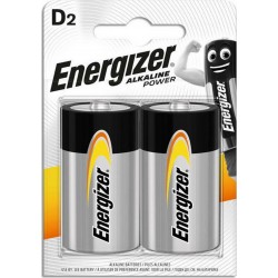ENERGIZER ΜΠΑΤΑΡΙΕΣ 2ΤΜΧ MAX ALKALINE D/E95 BP2 BR