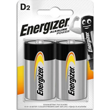 ENERGIZER ΜΠΑΤΑΡΙΕΣ 2ΤΜΧ MAX ALKALINE D/E95 BP2 BR