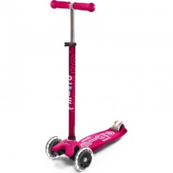 Παιδικό πατίνι Maxi Micro Deluxe Led Pink