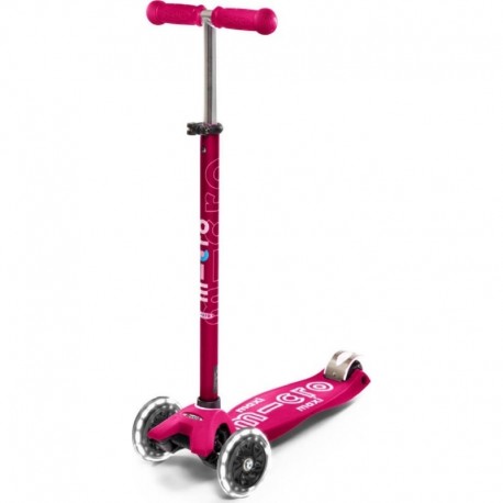 Παιδικό πατίνι Maxi Micro Deluxe Led Pink