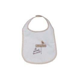 Σαλιάρα πετσετέ με velcro Baby Star Αερόστατο