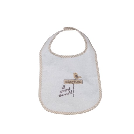 Σαλιάρα πετσετέ με velcro Baby Star Αερόστατο