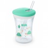 NUK® κύπελλο με μαλακό καλαμάκι Evolution Action Cup 230 ml 12M+