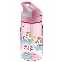 LAKEN Junior Παγούρι Tritan 450 ml με πώμα Summit Txema Sanz Popicorns