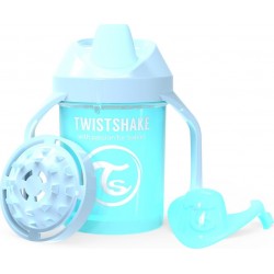 Twistshake Κύπελλο Mini Cup Pastel Blue με μίξερ φρούτων 230ml