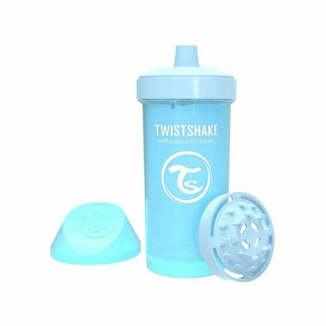Twistshake Κύπελλο Kid Cup Pastel Blue με μίξερ φρούτων 360ml