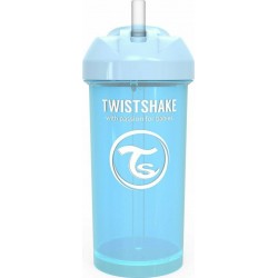Twistshake Κύπελλο Straw Cup Pastel Blue 360ml