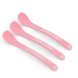 Twistshake Κουταλάκια σετ των 3 Pastel Pink 4m+