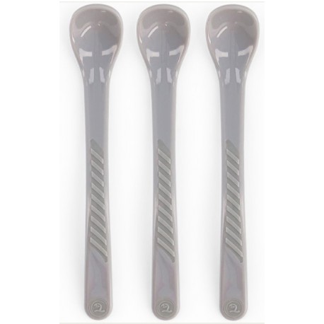 Twistshake Κουταλάκια σετ των 3 Pastel Grey 4m+