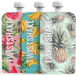 Twistshake Σακουλάκια φαγητού 3τμχ Fruit 220ml