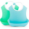 Σαλιάρες Twistshake Pastel Blue/Green σετ των 2