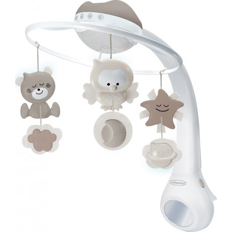 Μουσικό κρεμαστό - προβολέας Infantino® 3-in-1 Projector Musical Mobile Ecru