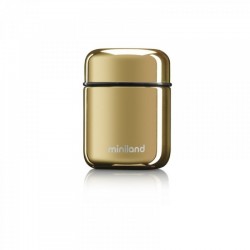 Miniland Θερμός φαγητού με θήκη Mini Deluxe Gold 280 ml