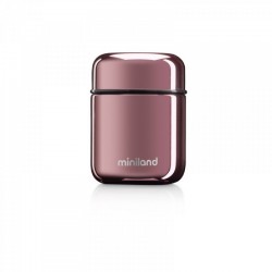 Miniland Θερμός φαγητού με θήκη Mini Deluxe Rose Gold 280 ml