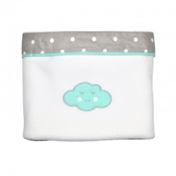 Κουβέρτα fleece Baby Star Σύννεφο Μέντα 75 x 100 cm