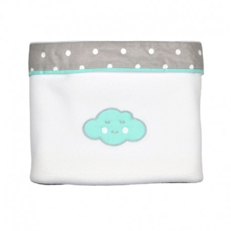 Κουβέρτα fleece Baby Star Σύννεφο Μέντα 75 x 100 cm