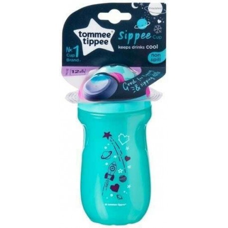 Tommee Tippee Ισοθερμικό παγούρι με σκληρό στόμιο Ecomm Insl. Sippee cup Girl 26