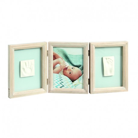 Διπλή κορνίζα για αποτύπωμα μωρού Baby Art My Baby Touch Stormy