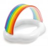 Φουσκωτή πισίνα INTEX Rainbow Cloud με σκίαστρο 1-3 ετών