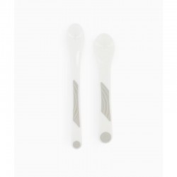 Twistshake Κουταλάκια σετ των 2 White 4m+